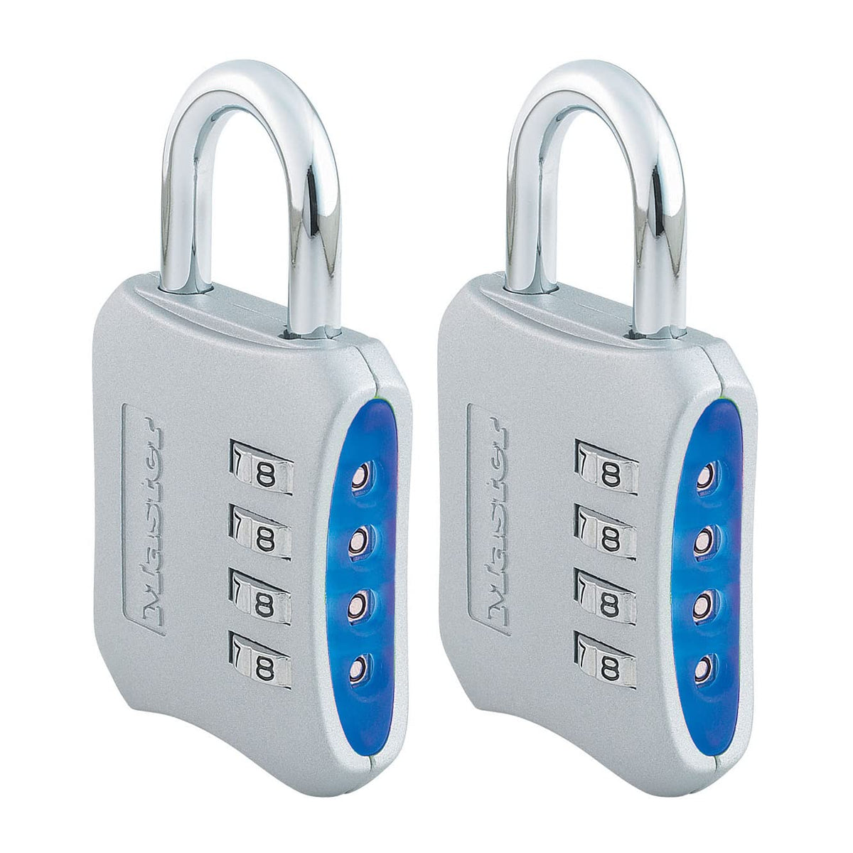 Master Lock 653BLUE locker lock with blue body aids locker identification and quick security.