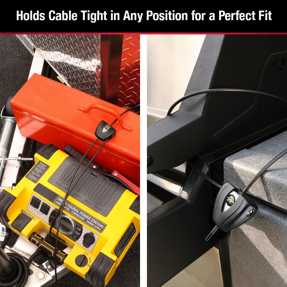 Master Lock 6 ft cable lock with two keys for versatile security