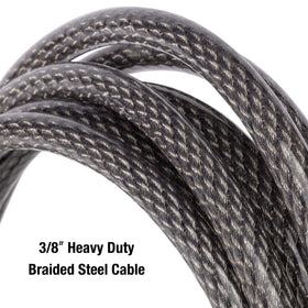 Master Lock 70DCC provides 30 ft length for flexible large-item coverage