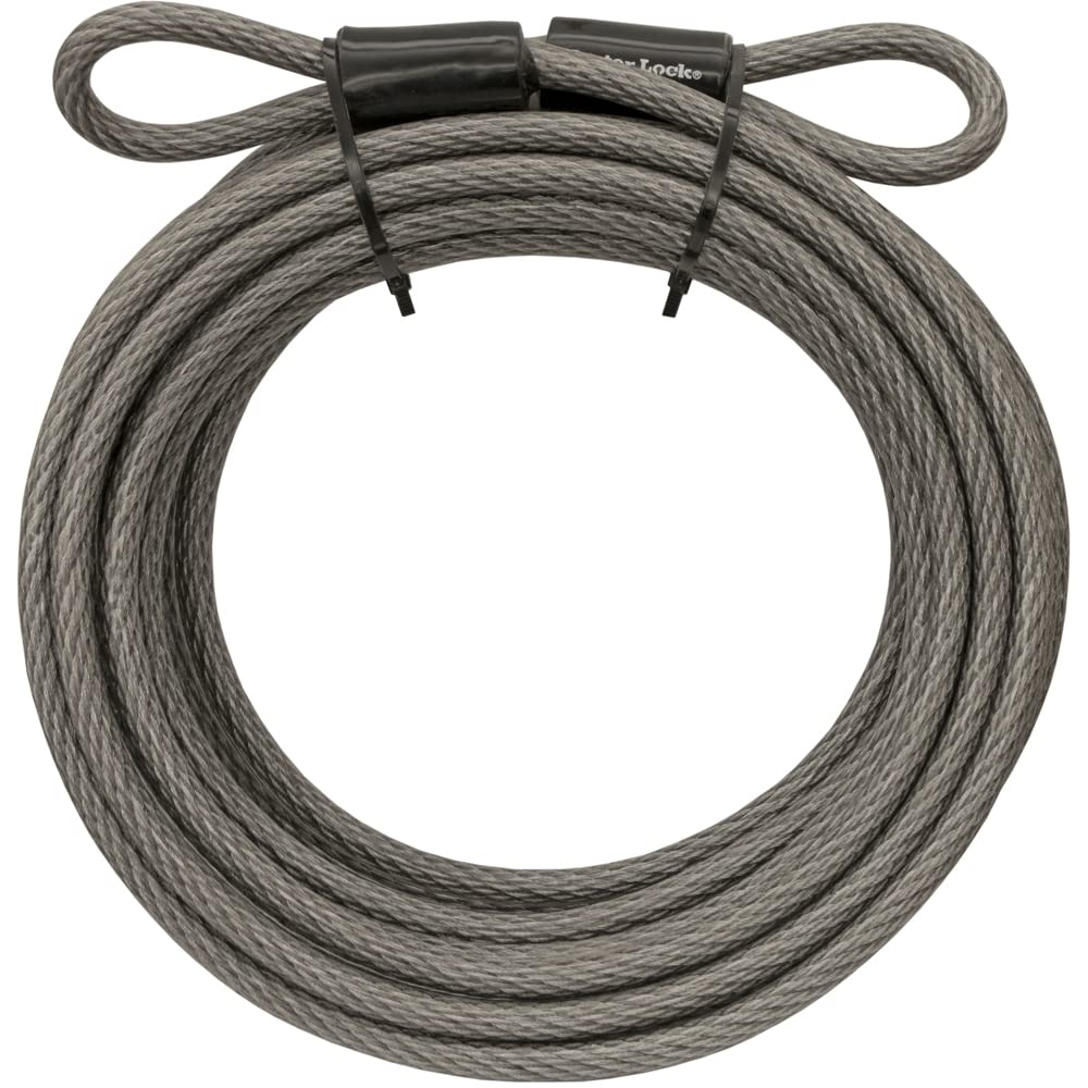 Master Lock 70DCC braided steel cable with looped ends for reliable bike security