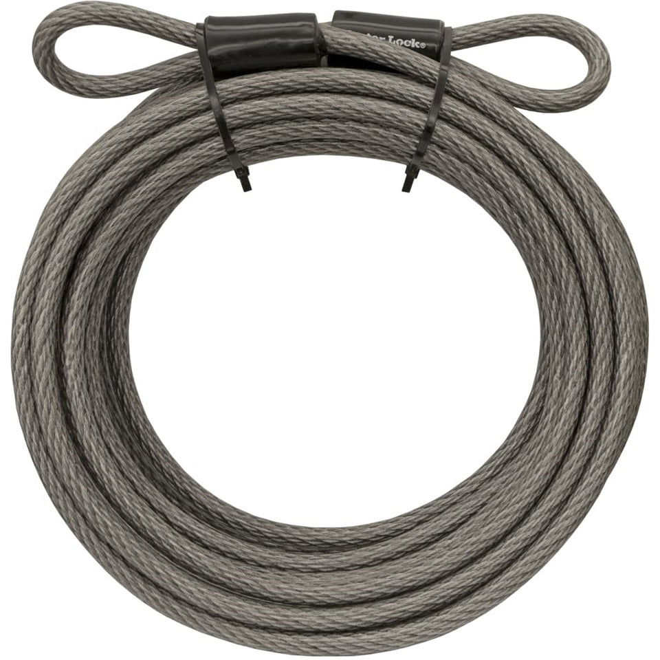 Master Lock 70DCC braided steel cable with looped ends for reliable bike security