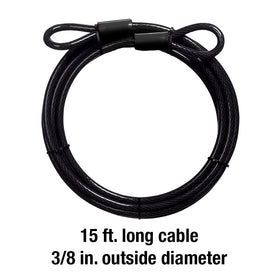 Master Lock 72DPF enables secure anchoring of bulky items with loops.