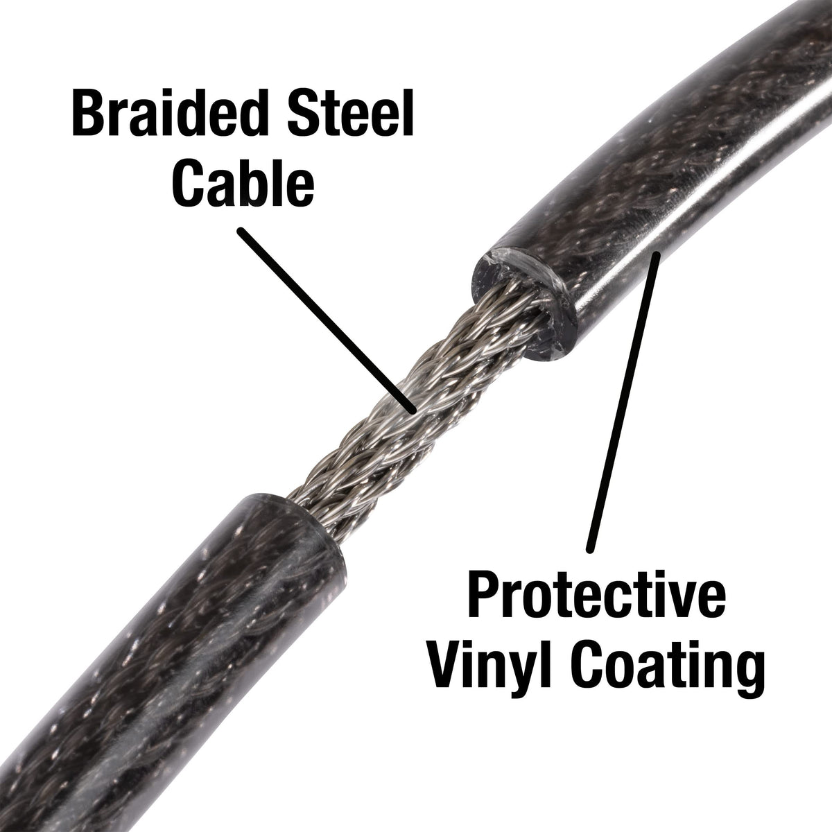 Master Lock 8370D protective vinyl coating guards against scratches