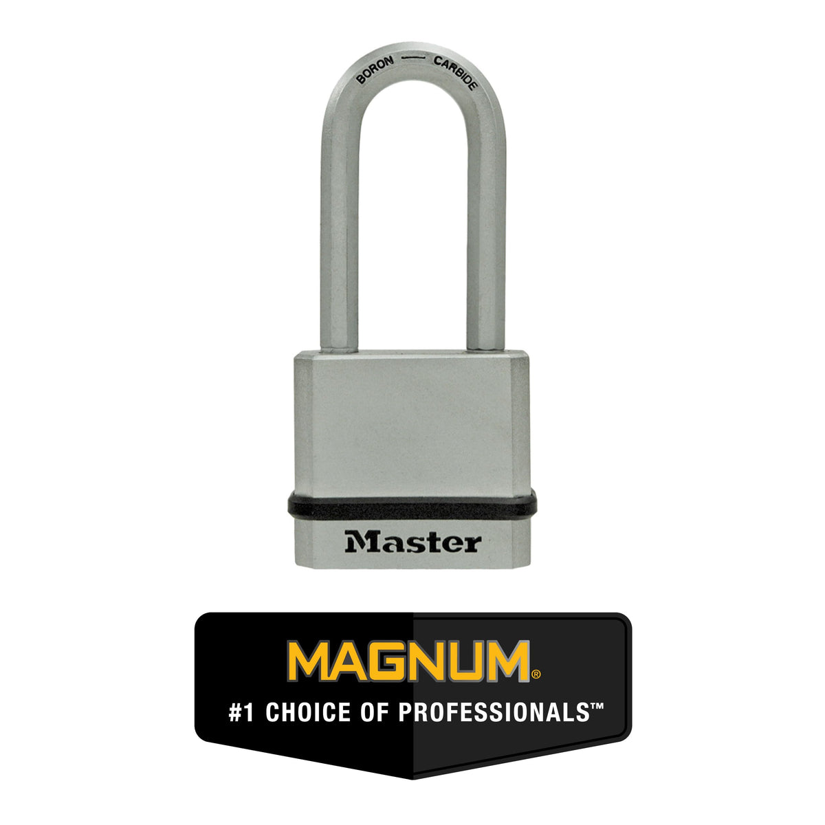 Master Lock M530XTLH boron-carbide shackle provides superior cut resistance.
