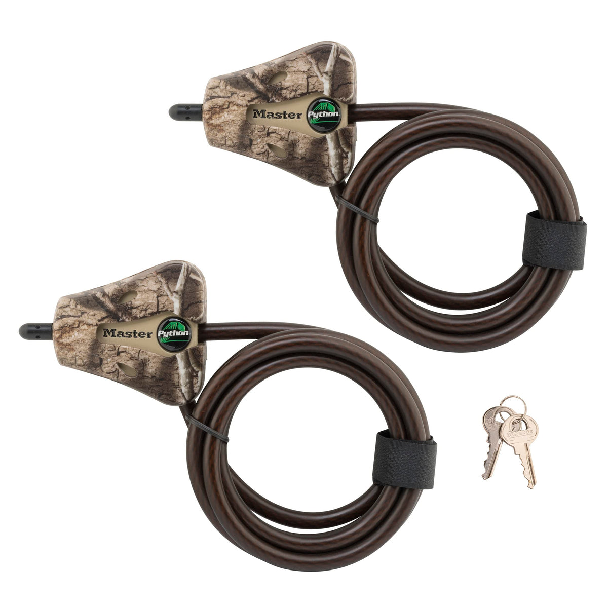 Master Lock Python cable lock with camouflage pattern for outdoor security