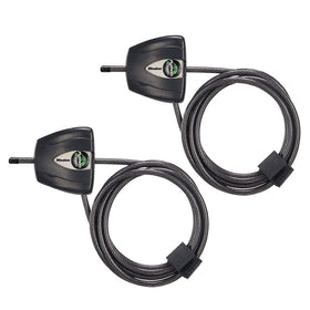 Master Lock Python cable lock close-up shows braided steel for durability and flexibility