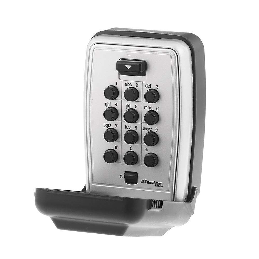 Master Lock 5423EC wall mount box with push button for secure five-key storage