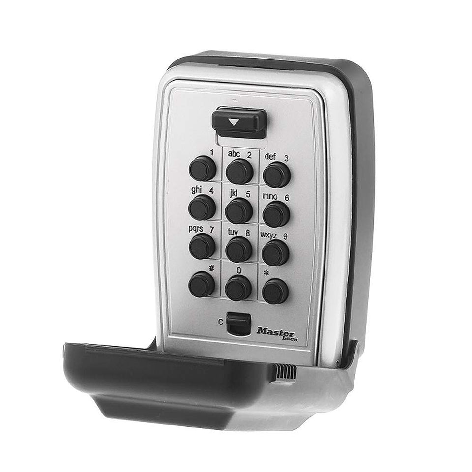 Master Lock 5423EC wall mount box with push button for secure five-key storage
