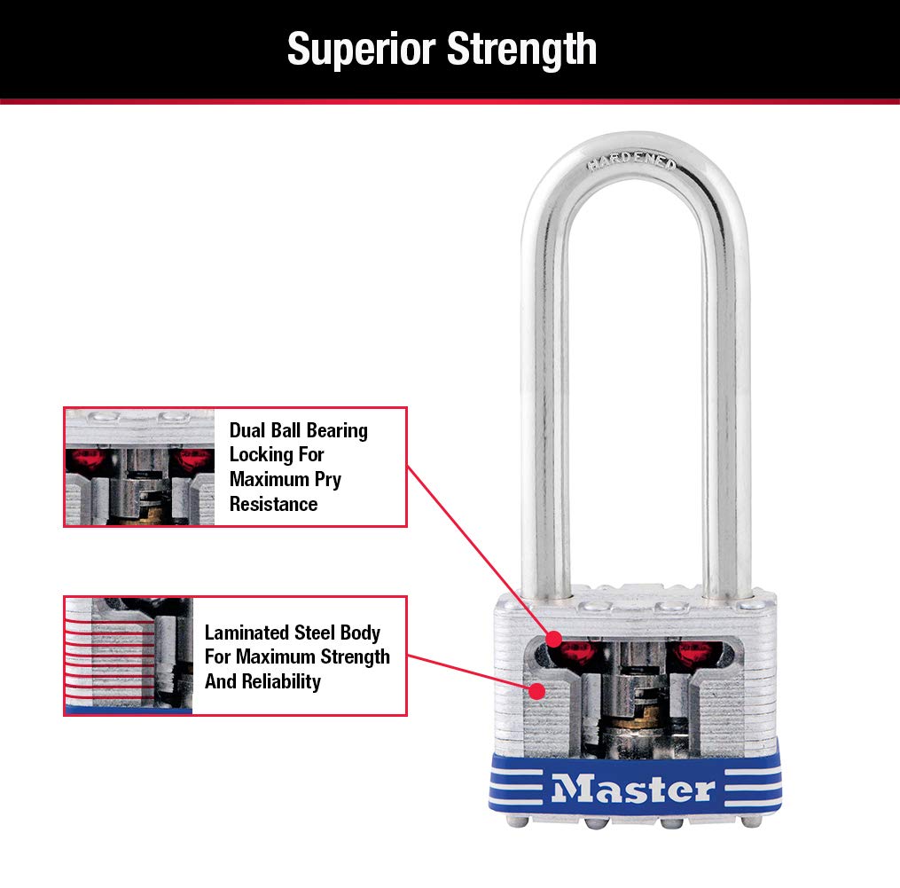 Master Lock weather-resistant finish signals all-season durability