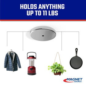 Outdoor-ready magnet resisting corrosion and high temperatures up to 400 F.