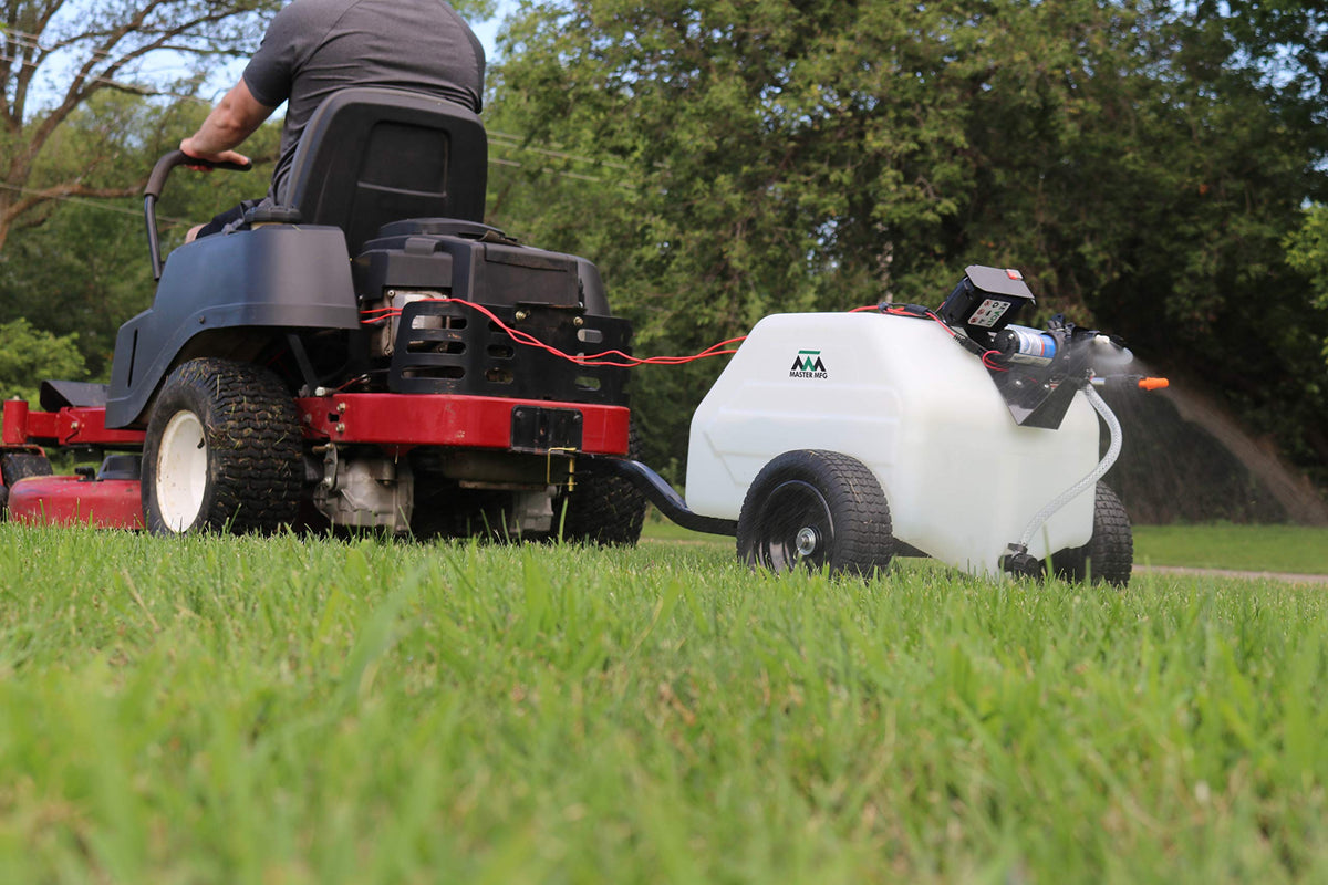 Master Mfg Revolt compatibility with multiple sprayers shows versatile power source.