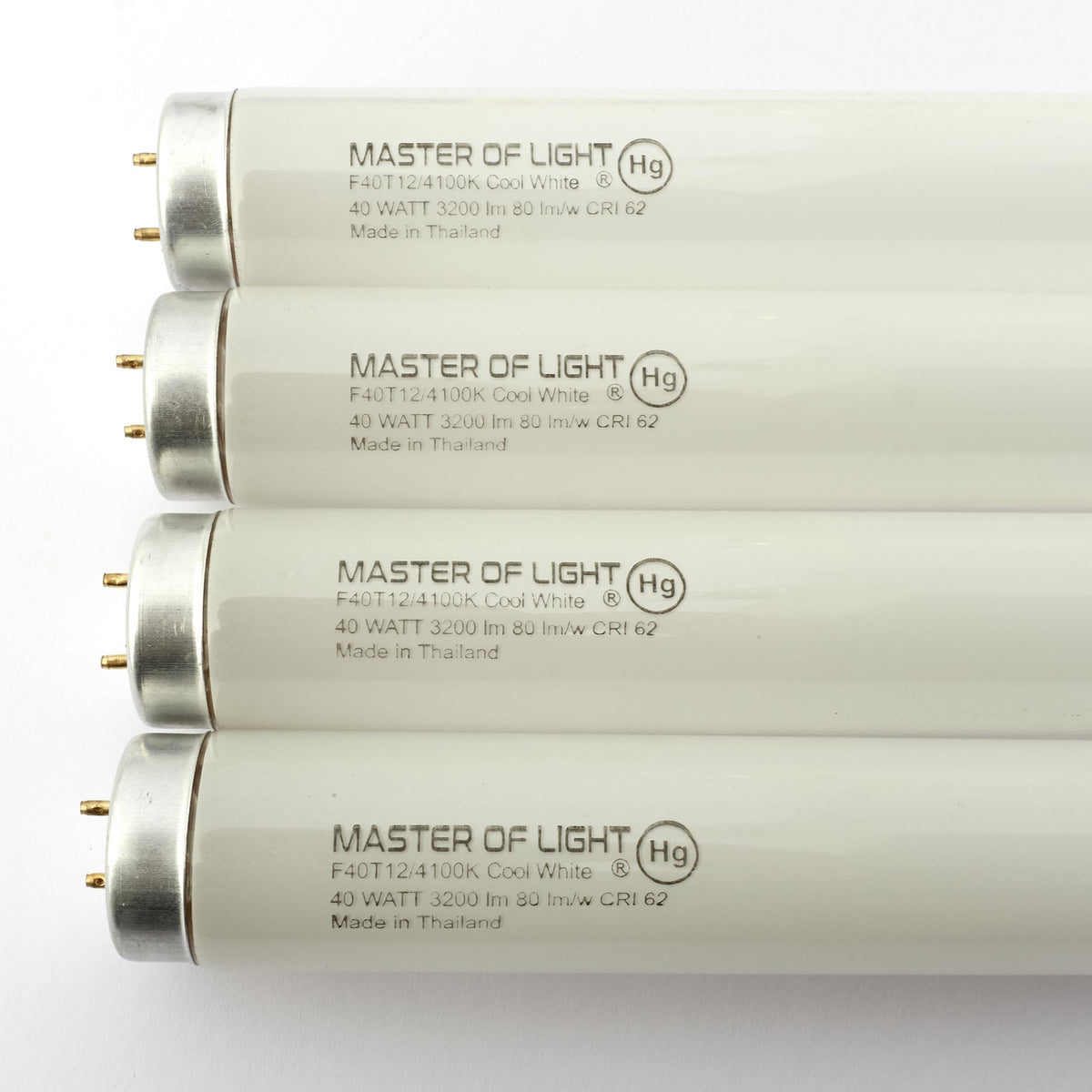 Master Of Light F40CW 4ft tube with cool white 4100K illumination.