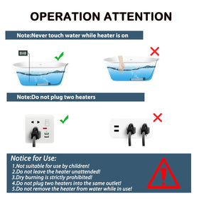 Mastwinsear bucket heater used for outdoor baths, troughs, or RV sinks.