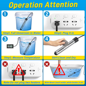 Mastwinsear works with buckets, basins, tubs for flexible heating