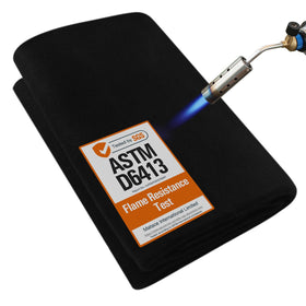 Matace welding blanket close-up shows dense carbon felt for high-temperature protection