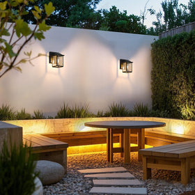 MATAMEYE porch and garden lamp suitable for garages and patios