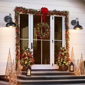MATAMEYE porch and garage lighting enhances entryway safety and ambiance.