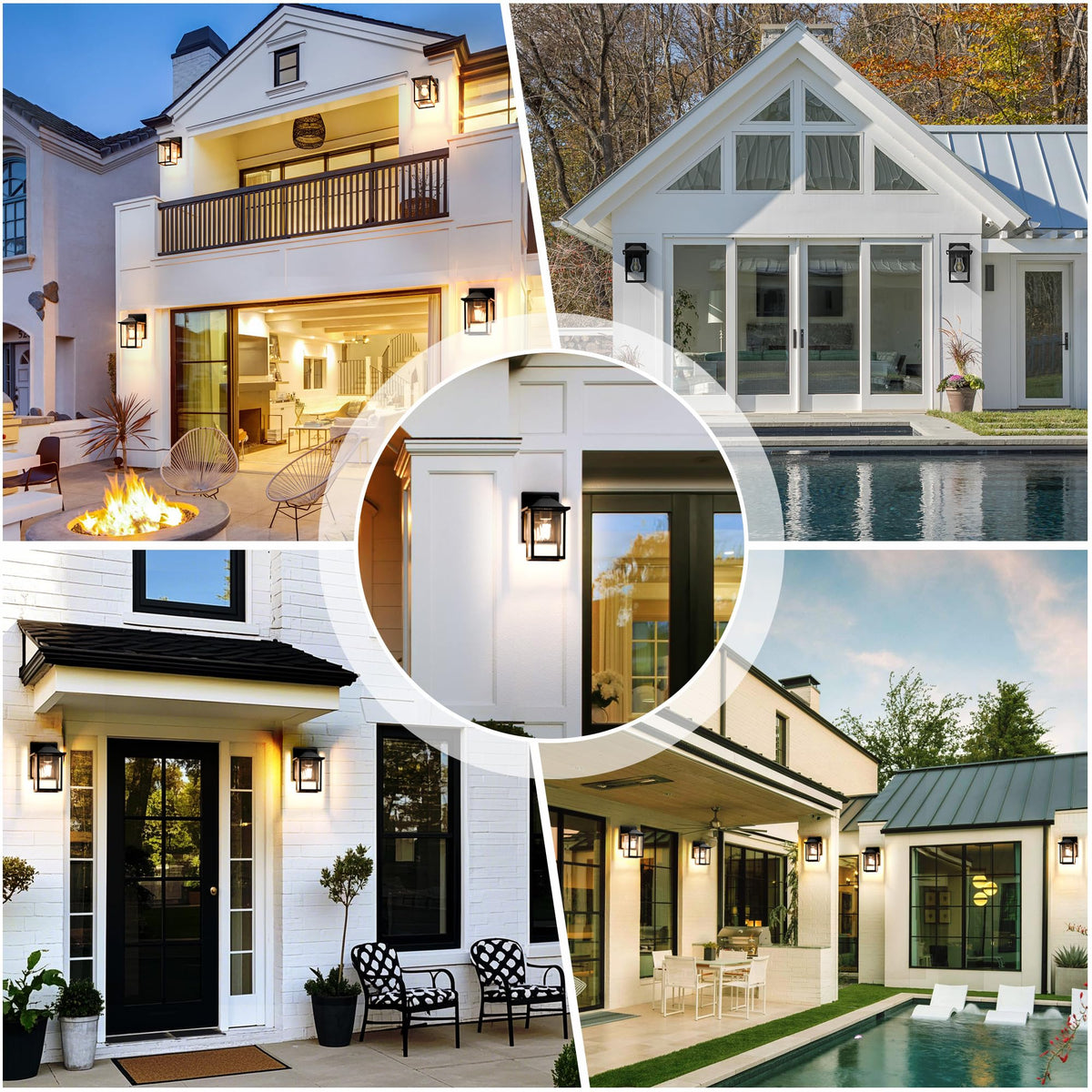 MATAMEYE toughened glass four-pane sconce enhances bulb visibility