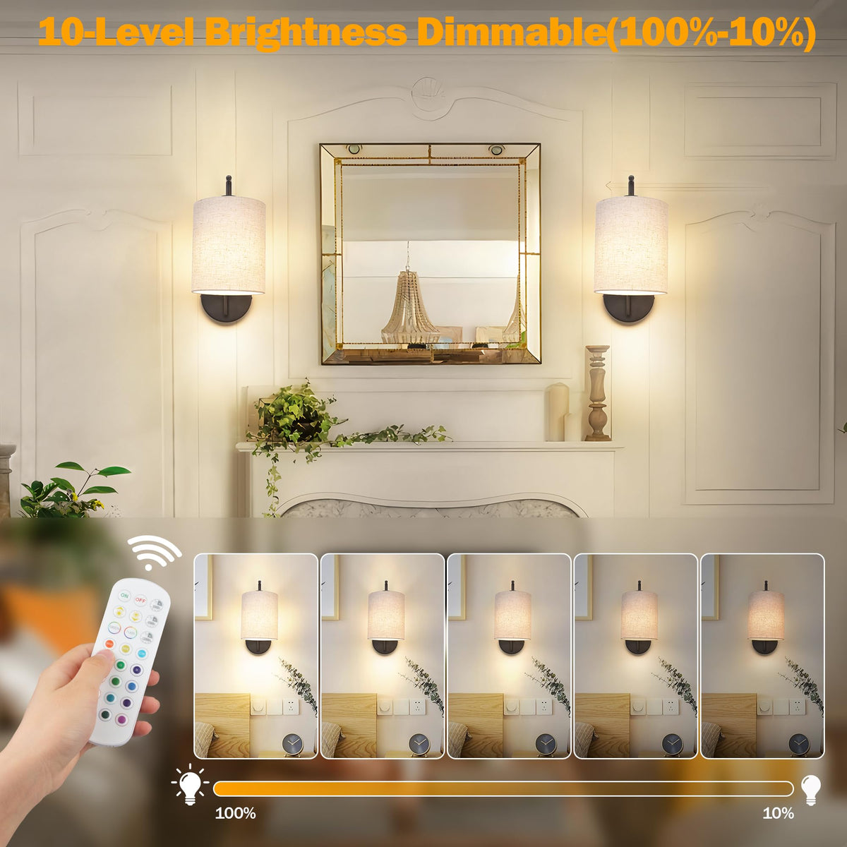MATAMEYE wall sconce rgb colors ambient lighting options