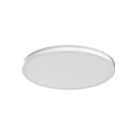 Matane 12-inch LED flush mount at 5000K cool white for bright tasks.
