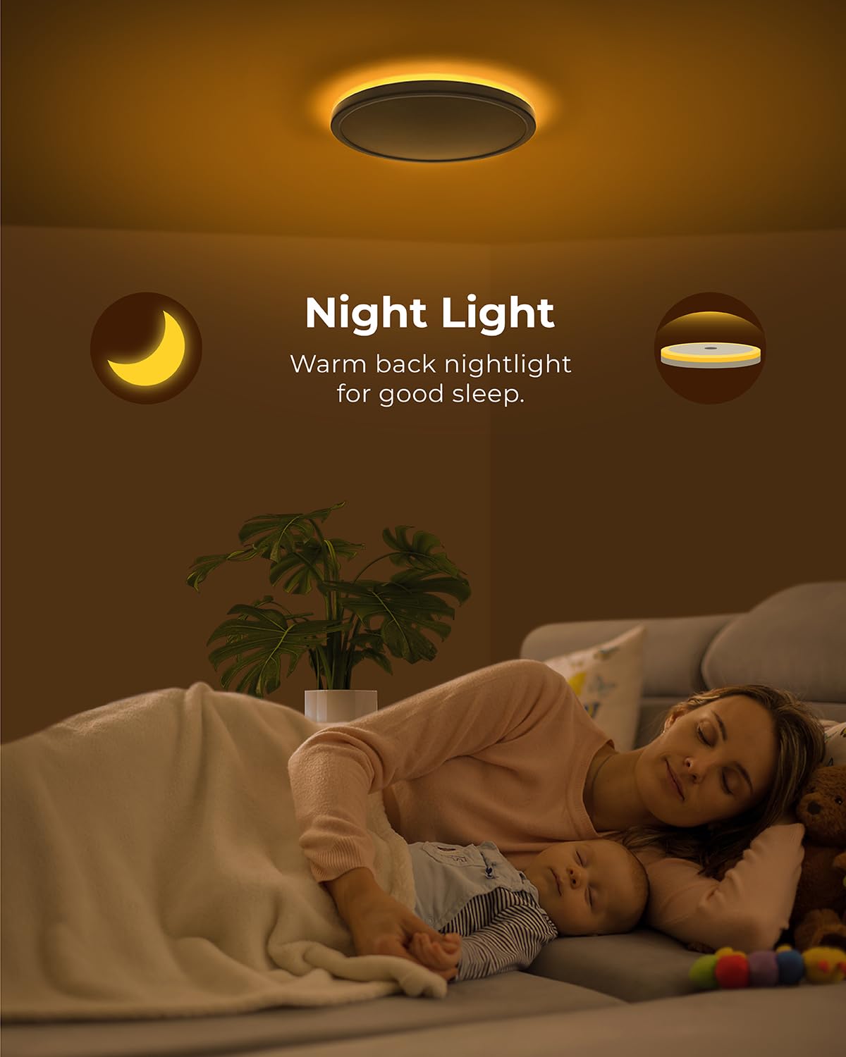 Matane LED flush mount installation is quick with simple steps and safety cables.
