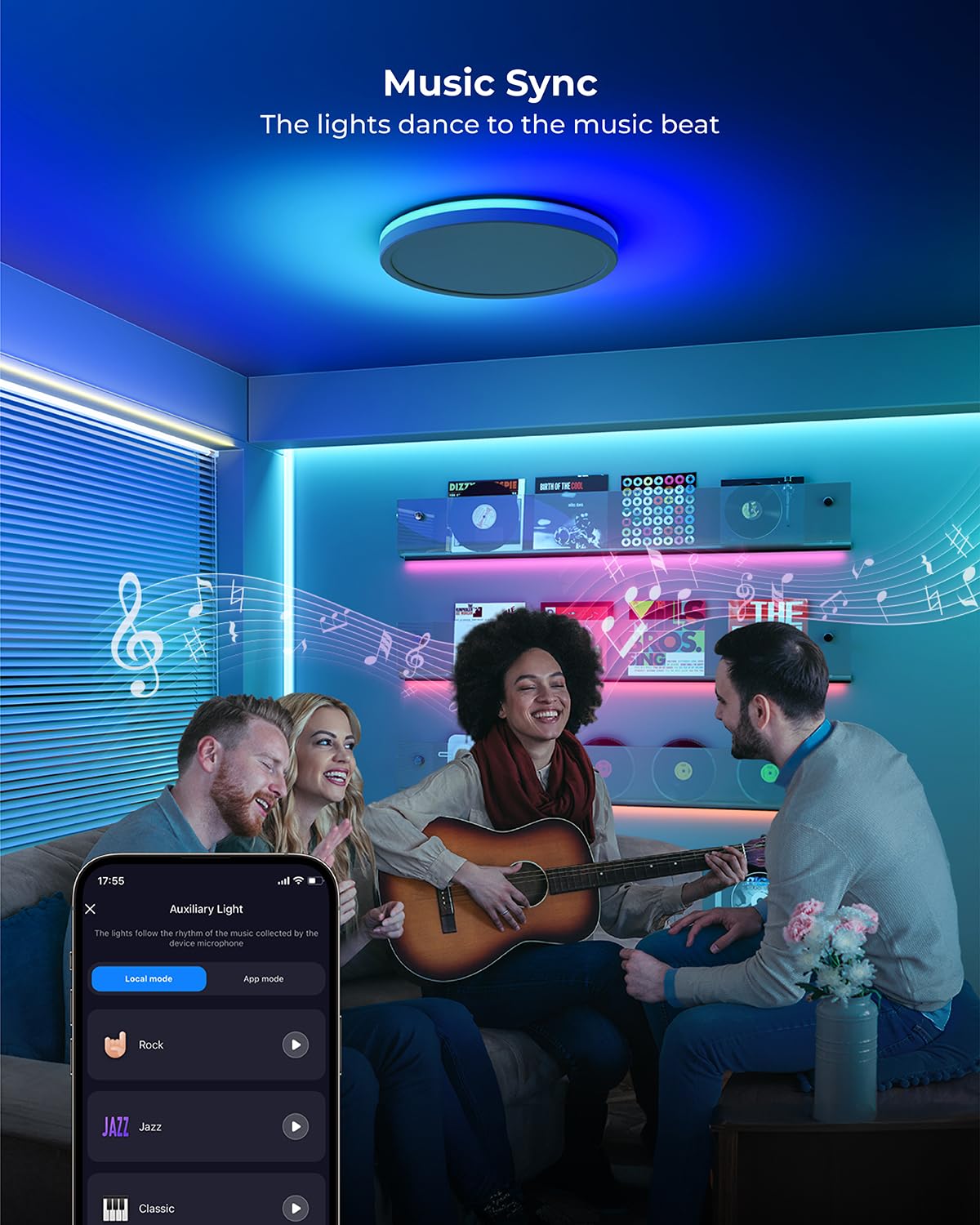 Matane main light with adjustable brightness for any task or mood