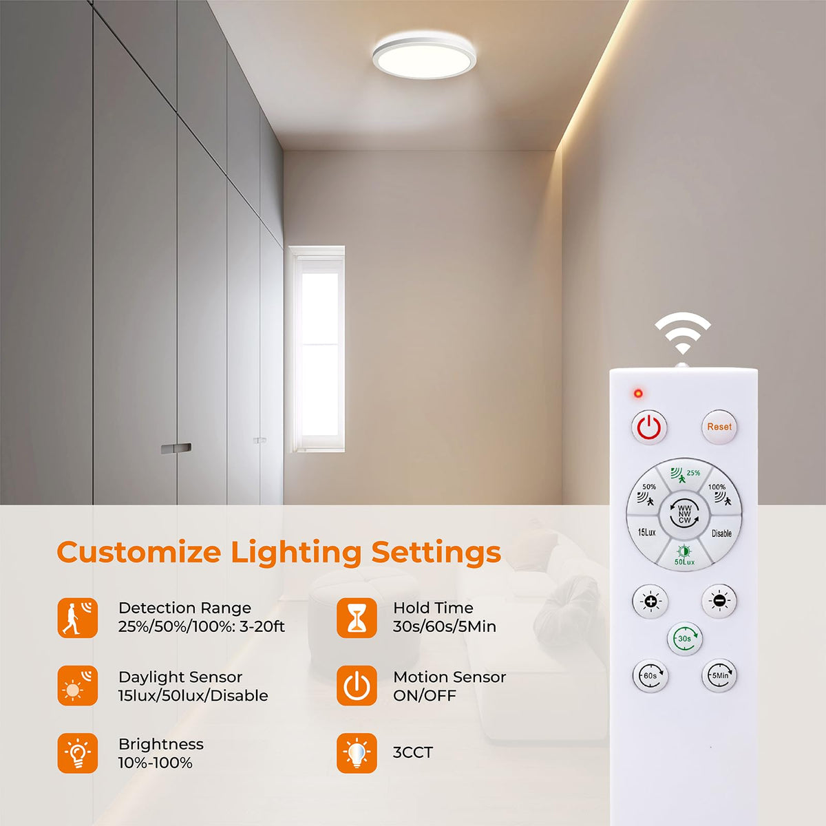 Matane remote control enables quick brightness and mode adjustments