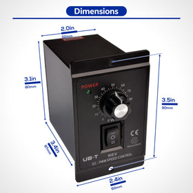 Matell M6020 back panel showing input and output access.
