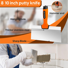 Matework 1-inch putty knife for precise patching and trim cleanup.