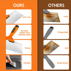 Matework 2-inch putty knife for tight spaces and detail work.