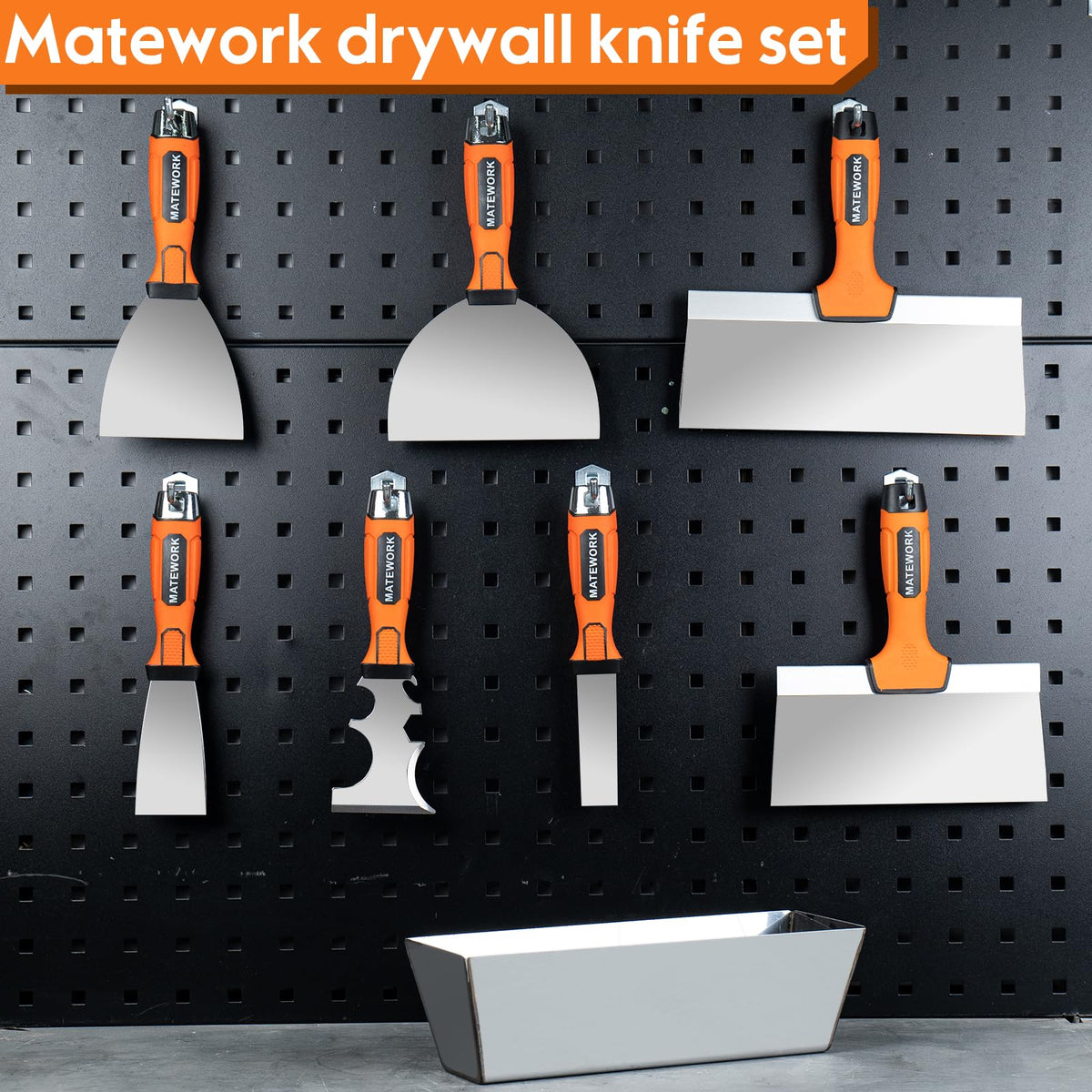 Matework 6-inch joint knife ideal for larger patches and consistency.