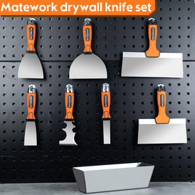 Matework 6-inch joint knife ideal for larger patches and consistency.