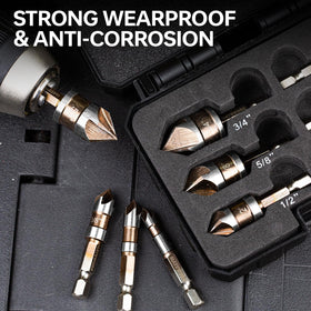 Matework durable countersink edge supports repeated use in workshops.