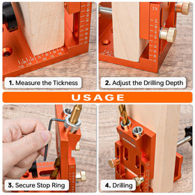 Ideal for building furniture, cabinetry, shelves, and frames with clean joints