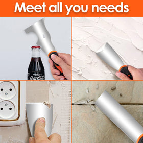 Matework 14-inch mud pan with tool edge for drywall mud and plaster application