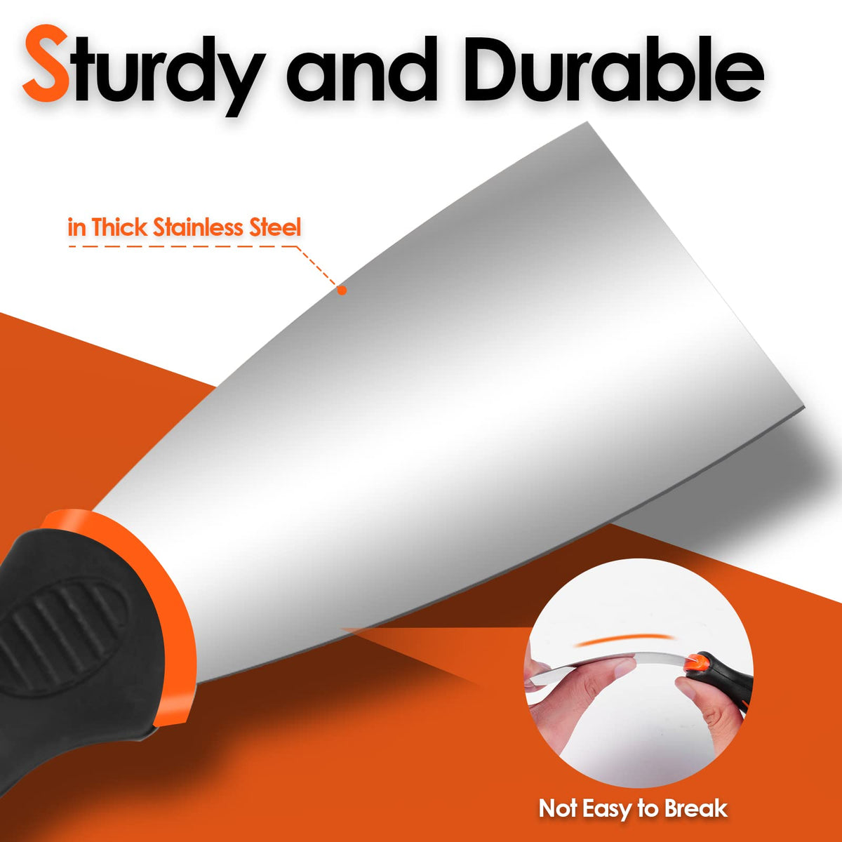 Matework 3-inch putty knife ideal for patching and removing putty