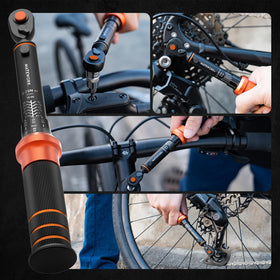 Matework torque wrench used for bike maintenance like brakes and derailleurs.