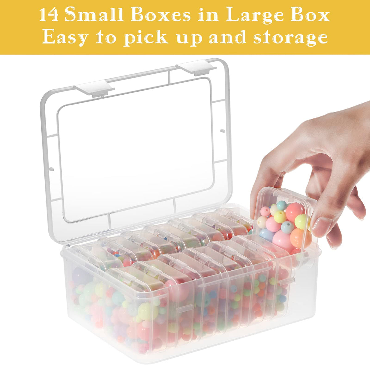 Mathtoxyz hinged lid protects contents from dust and spills during travel.