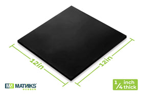 MATNIKS neoprene sheet side edge highlights 1/4-inch thickness for seals