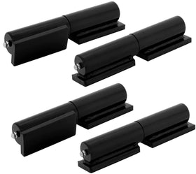 MATTIN 4PACK gate hinge set in package view, heavy-duty 7-inch weld-on hardware.