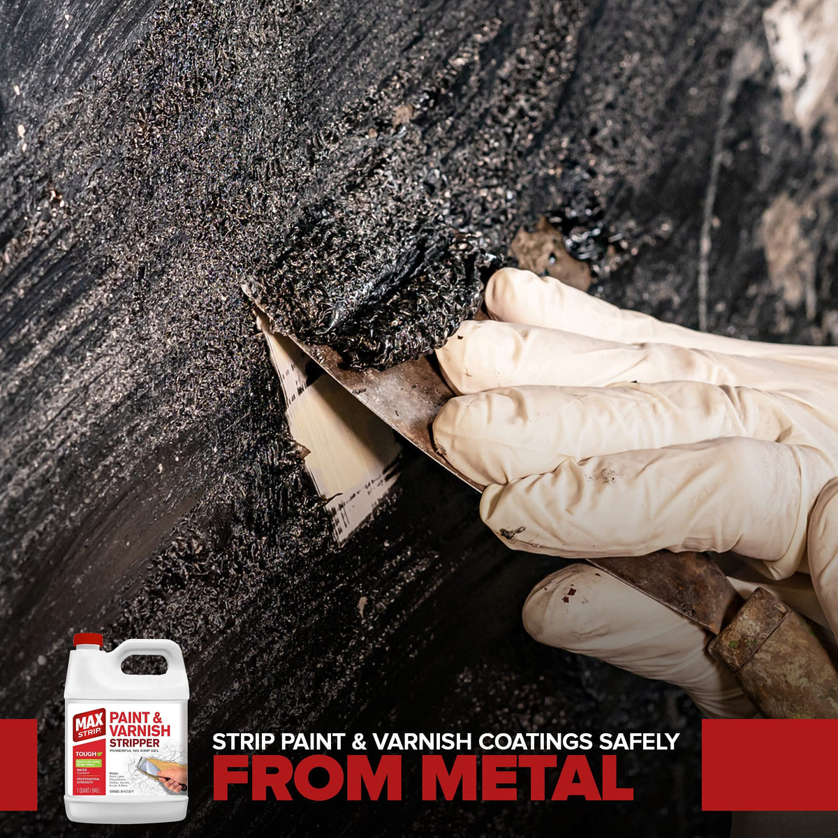 Max Strip acrylic coating removal for DIY projects.