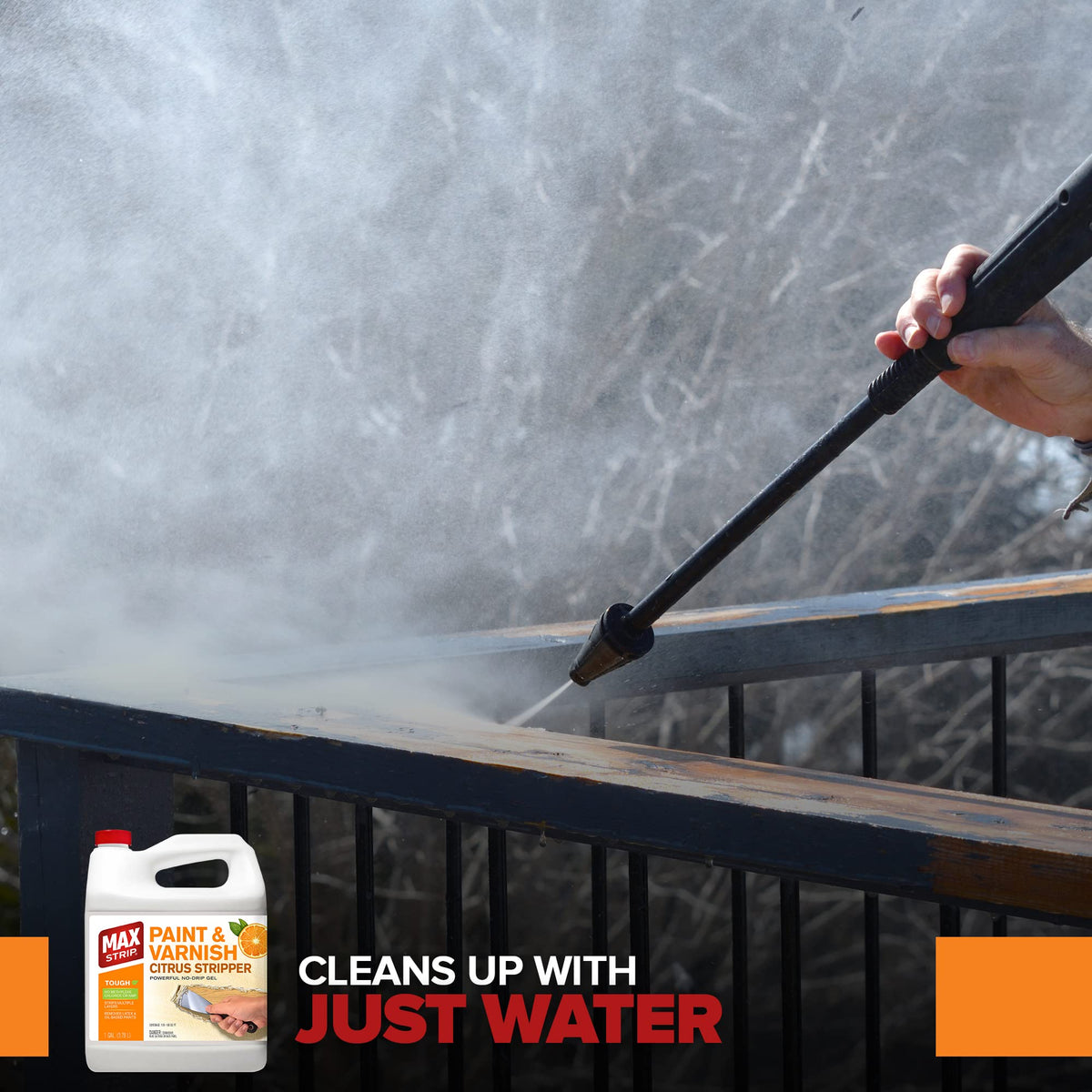 Max Strip citrus stripper scent delivers a fresh, less harsh workspace
