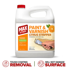 Max Strip citrus stripper in action on wall surfaces showing even penetration for consistent results