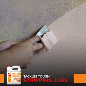 Max Strip Citrus Stripper scraper-removal action facilitates quick paint removal