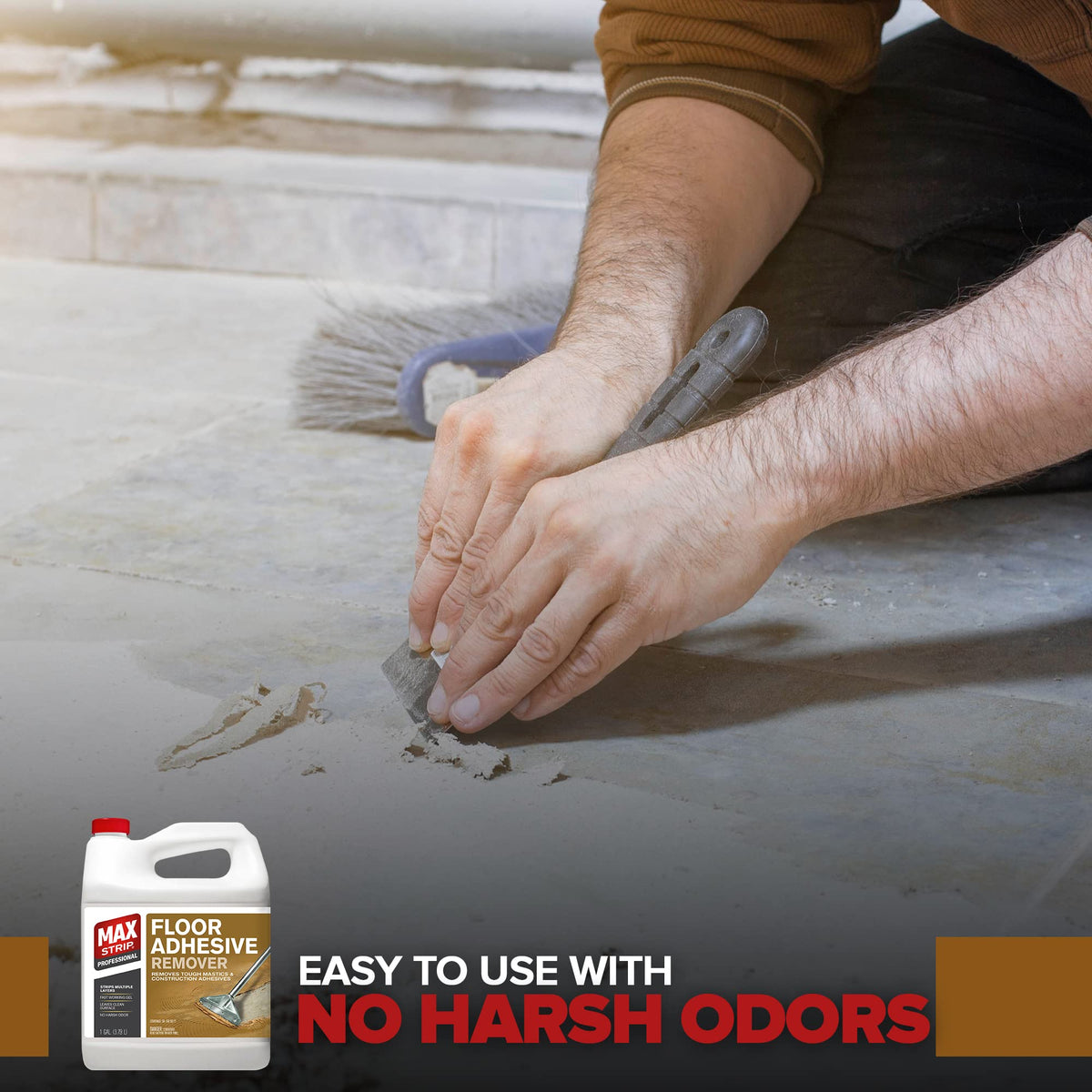 No harsh odor with Max Strip for safer indoor use