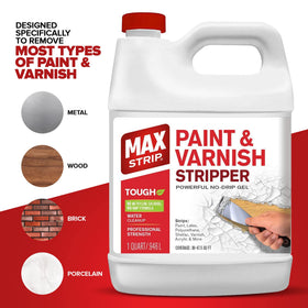 Max Strip polyurethane removal with smooth gel formula.