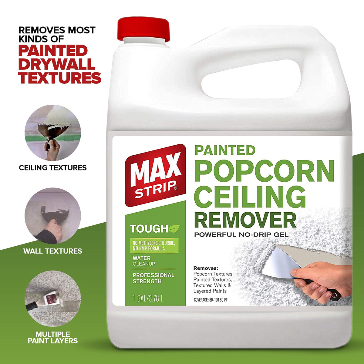 Max Strip Pro drywall surface protection maintains the integrity of the ceiling