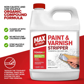 Max Strip gel spreads evenly without drips during use.