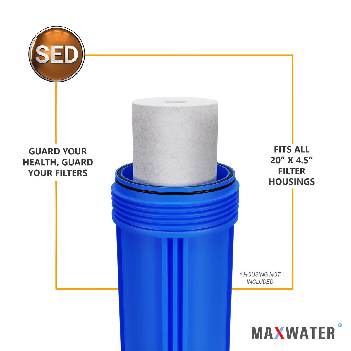 Water appears clearer after filtration with the Max Water cartridge.