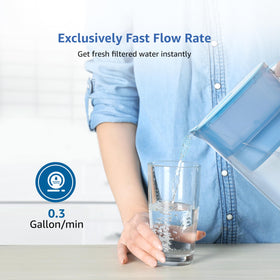 Maxblue PF-01A improves water taste and odor in Waterdrop pitcher.